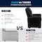 Flash Furniture Kids Recliner, 21-1/2" to 36-1/2" x 27", Upholstery Color: Black DG-ULT-KID-BK-GG - alternate 6